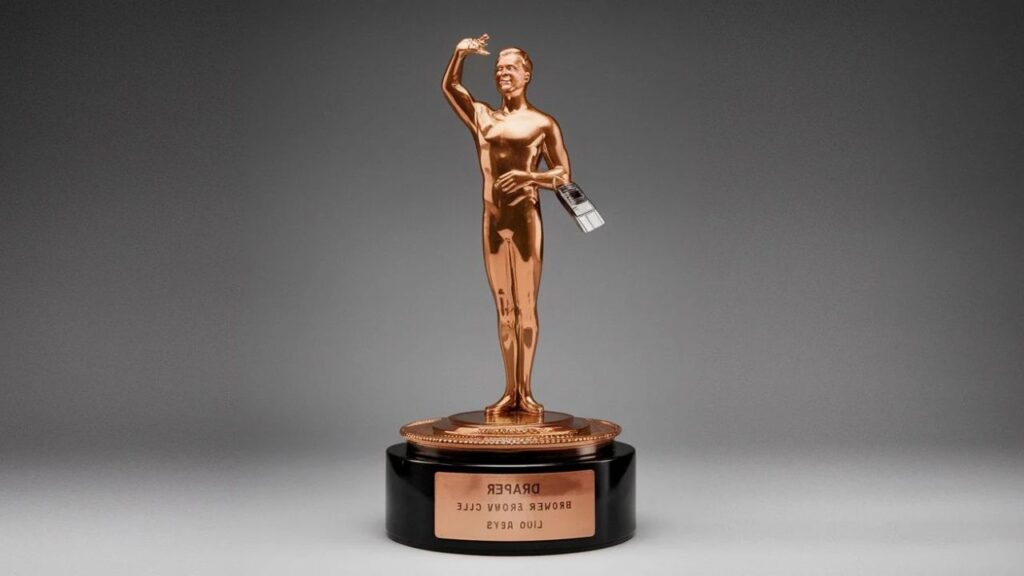 Don Draper Bronze Clio Award for Sale