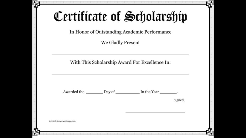 How to Present a Scholarship Award